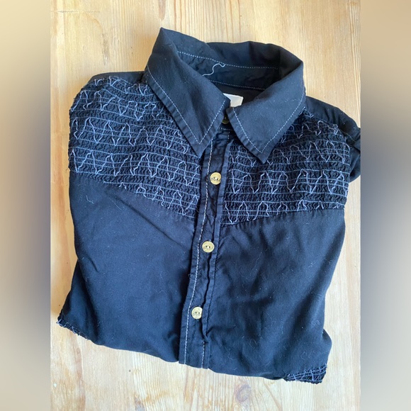 Diesel Textured Short Sleeve Blouse - Picture 5 of 6